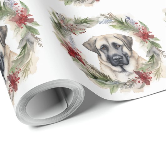 Anatolian Shepherd Weihnachtsfeiertag Geschenkpapier (Rolleneckpunkt)