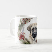 Anatolian Shepherd Weihnachtsfeiertag Kaffeetasse (Vorderseite Links)