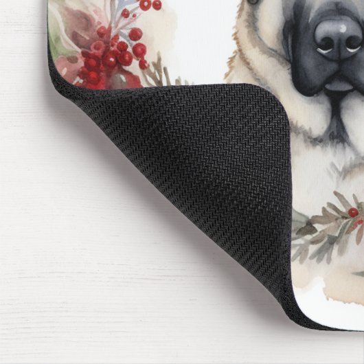 Anatolian Shepherd Weihnachtsfeiertag Mousepad (Ecke)