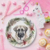 Anatolian Shepherd Weihnachtsfeiertag Pappteller (Party)