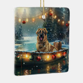 Anatolian Shepherd Weihnachtsfeiertage Keramikornament (Rechts)