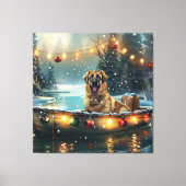 Anatolian Shepherd Weihnachtsfeiertage Leinwanddruck (Vorderseite)