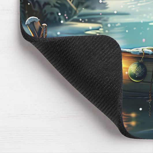 Anatolian Shepherd Weihnachtsfeiertage Mousepad (Ecke)