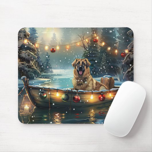 Anatolian Shepherd Weihnachtsfeiertage Mousepad (Mit Mouse)