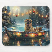 Anatolian Shepherd Weihnachtsfeiertage Mousepad (Vorne)