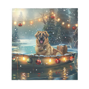 Anatolian Shepherd Weihnachtsfeiertage Notizblock