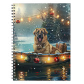 Anatolian Shepherd Weihnachtsfeiertage Notizblock (Vorderseite)