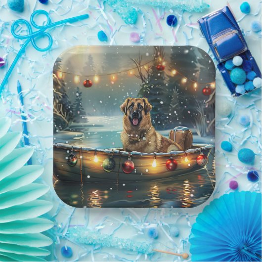 Anatolian Shepherd Weihnachtsfeiertage Pappteller (Party)