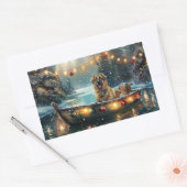 Anatolian Shepherd Weihnachtsfeiertage Rechteckiger Aufkleber (Umschlag)