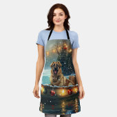 Anatolian Shepherd Weihnachtsfeiertage Schürze (Getragen)