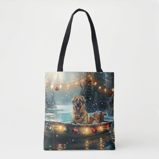 Anatolian Shepherd Weihnachtsfeiertage Tasche (Vorderseite)