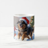 Anatolian Shepherd Weihnachtsfest Schnee Kaffeetasse (Mittel)