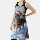 Anatolian Shepherd Weihnachtsfest Schnee Schürze (InSitu)