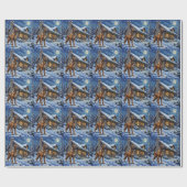 Anatolian Shepherd Weihnachtswächterhütte Geschenkpapier (Flach)