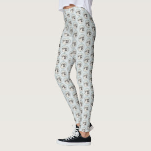 Anatolische Hirtenmalerei - Original Dog Art Leg Leggings