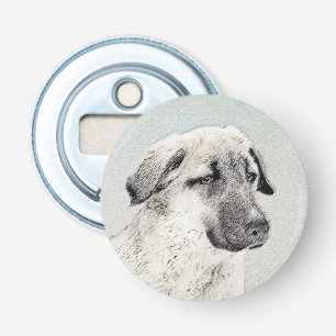 Anatolische Hirtenmalerei - Original Hundekunst Flaschenöffner