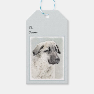 Anatolische Hirtenmalerei - Original Hundekunst Geschenkanhänger