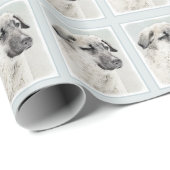 Anatolische Hirtenmalerei - Originelle Hundekunst Geschenkpapier (Rolleneckpunkt)