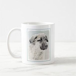 Anatolische Hirtenmalerei - Originelle Hundekunst Kaffeetasse