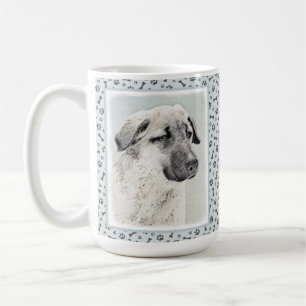 Anatolische Hirtenmalerei - Originelle Hundekunst Kaffeetasse