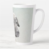 Anatolische Hirtenmalerei - Originelle Hundekunst Milchtasse (Rechts)