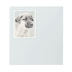 Anatolische Hirtenmalerei - Originelle Hundekunst Notizblock