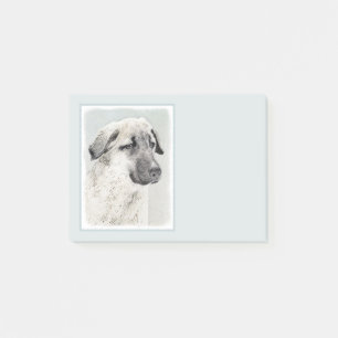 Anatolische Hirtenmalerei - Originelle Hundekunst Post-it Klebezettel