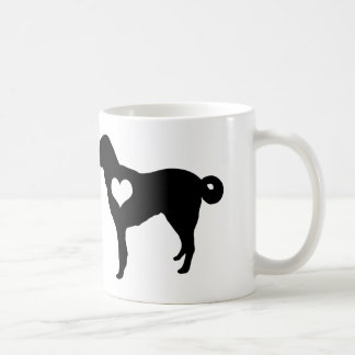 Anatolische Schäfer-Hundeherz-Tasse Kaffeetasse