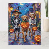 Anatolische Schäferhunde Halloween-Kostüme Karte (Vorderseite)