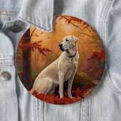 Anatolischer Hirte im Herbst Leaves Fall Inspirier Button (Beispiel)