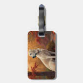 Anatolischer Hirte im Herbst Leaves Fall Inspirier Gepäckanhänger (Rückseite vertikal)