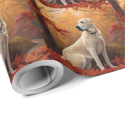 Anatolischer Hirte im Herbst Leaves Fall Inspirier Geschenkpapier (Rolleneckpunkt)