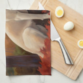 Anatolischer Hirte im Herbst Leaves Fall Inspirier Geschirrtuch (Viertel Falte)