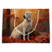 Anatolischer Hirte im Herbst Leaves Fall Inspirier Große Geschenktüte (Vorderseite)