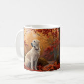 Anatolischer Hirte im Herbst Leaves Fall Inspirier Kaffeetasse (Vorderseite Links)
