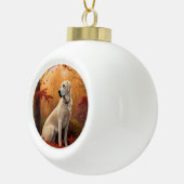 Anatolischer Hirte im Herbst Leaves Fall Inspirier Keramik Kugel-Ornament (Rechts)