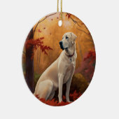 Anatolischer Hirte im Herbst Leaves Fall Inspirier Keramik Ornament (Rechts)