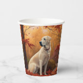 Anatolischer Hirte im Herbst Leaves Fall Inspirier Pappbecher (Vorderseite)