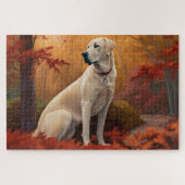 Anatolischer Hirte im Herbst Leaves Fall Inspirier Puzzle (Horizontal)
