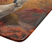 Anatolischer Hirte im Herbst Leaves Fall Inspirier Schneidebrett (Ecke)