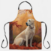 Anatolischer Hirte im Herbst Leaves Fall Inspirier Schürze (Vorderseite)