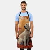 Anatolischer Hirte im Herbst Leaves Fall Inspirier Schürze (Getragen)
