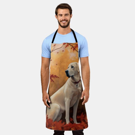 Anatolischer Hirte im Herbst Leaves Fall Inspirier Schürze (Getragen)