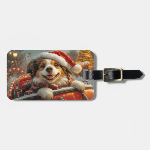 Anatolischer Hirtenhund Achterbahn Weihnachten Gepäckanhänger