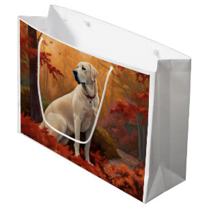 Anatolischer Hirtenhund im Herbst inspirieren fall Große Geschenktüte