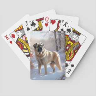 Anatolischer Hirtenhund Lass es schneien Weihnacht Spielkarten