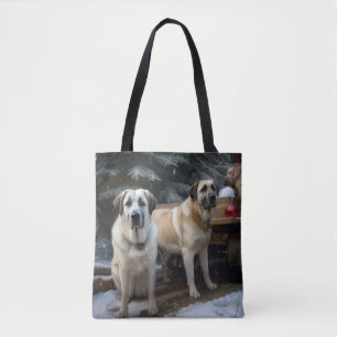 Anatolischer Hirtenhund Schnee-Schlitten Weihnacht Tasche