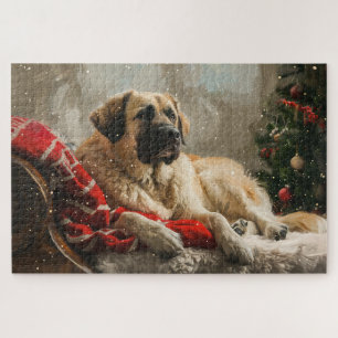 Anatolischer Hirtenhund Weihnachtsfest Puzzle