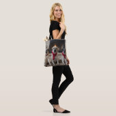 Anatolischer Schäferhund am Feuerplatz Weihnachten Tasche (Am Model)