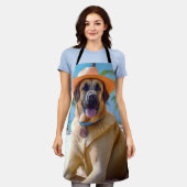 Anatolischer Schäferhund am Strand, Hundeliebhaber Schürze (Getragen)